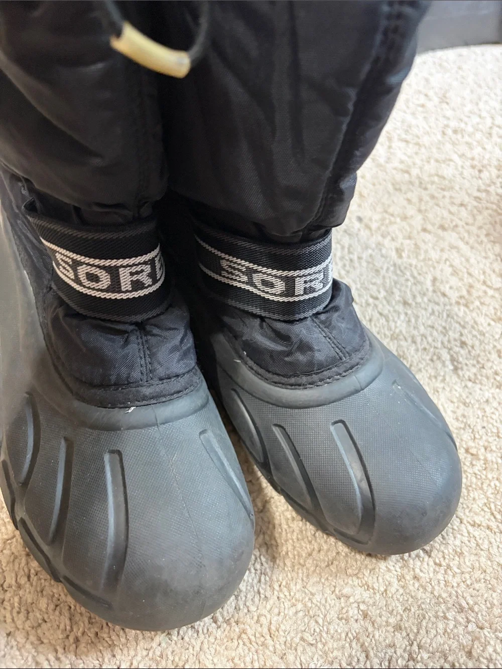 Sorel Black Insulated Snow Boots Size 5 Winter
